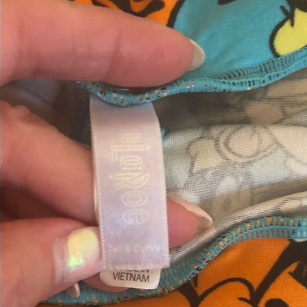 Colorful Cartoon Print Leggings - Picture 2 of 4